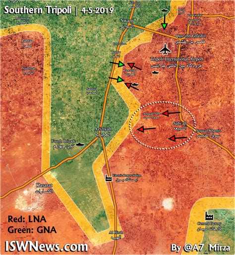 Haftar Forces Reclaimed Sabi'ah+Military Map Of South Of Tripoli - Islamic World News