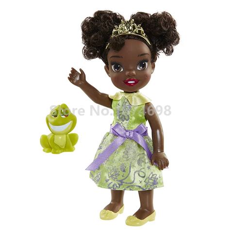 New Princess Baby Tiana Doll With Pet Frog Fashion Figure Set Toy Kids ...