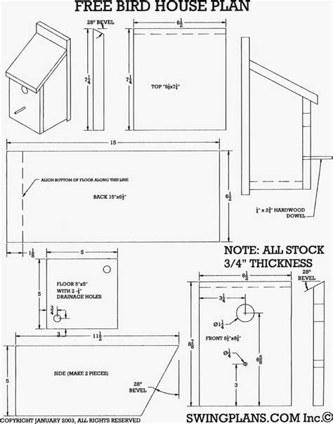 Robin Bird Houses Plans Free New Wood Bird House Plans Pdf Plans Wood ...