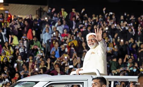 PM Narendra Modi's "Third Term" Pitch, South Push At Grand 'Ahlan Modi ...