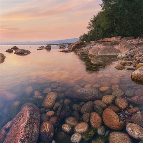 One evening on the shore of Lake Baikal · Russia Travel Blog