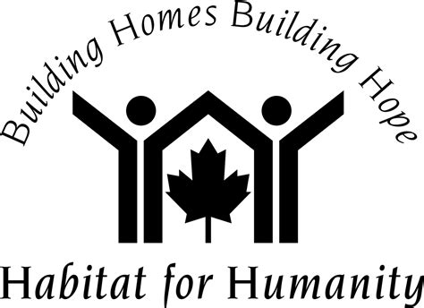 Habitat for Humanity Logo Black and White – Brands Logos