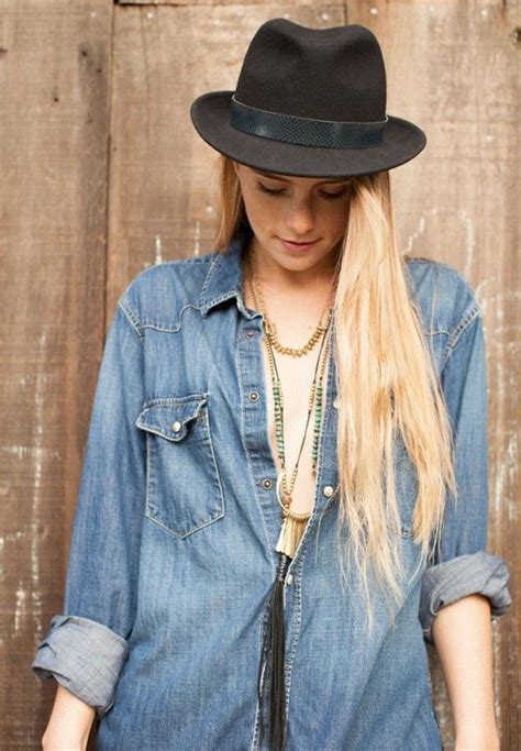 Top It Off: 8 Stylish Hats to Wear This Fall | Stylish hats, Black fedora outfit, Fashion