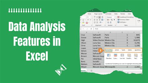 Excel Analytics Tools – Data Analysis Features in Excel - Earn & Excel