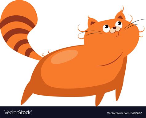 Standing big cat image Royalty Free Vector Image