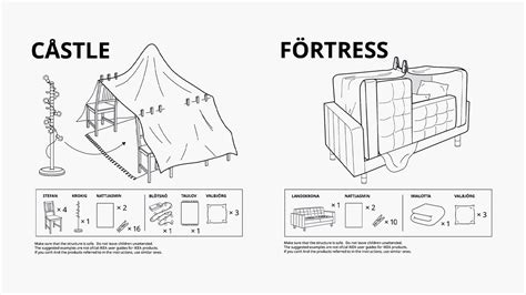 IKEA Releases Instructions For At-Home Forts - IMBOLDN