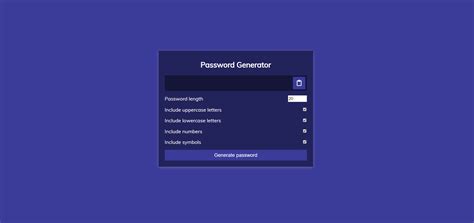 Password Generator – Maxwell