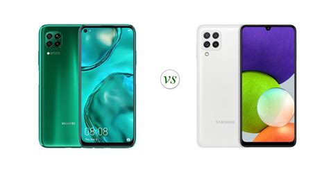 Huawei nova 7i vs Samsung Galaxy A22 5G: Side by Side Specs Comparison