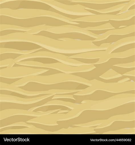 Sand texture seamless background in cartoon style Vector Image