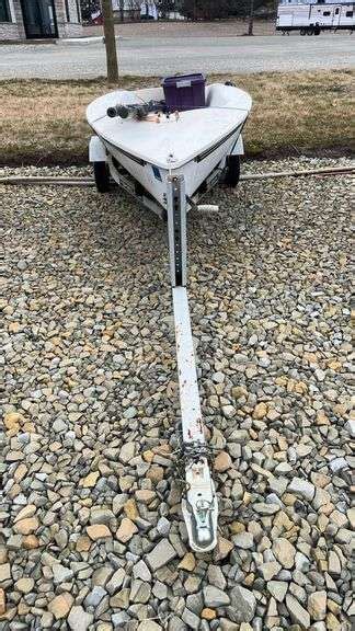 Holder 12’ Sailboat with Shorelander Trailer with 2” ball- needs new tail light and wiring ...