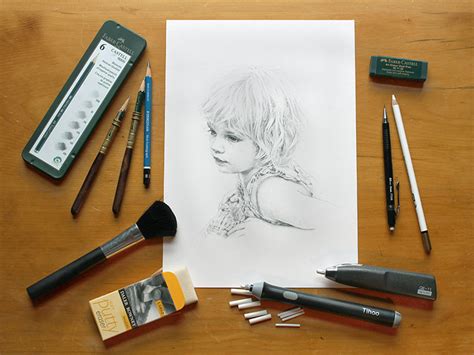 Drawing Materials for Drawing Portraits • Anna Bregman Portraits