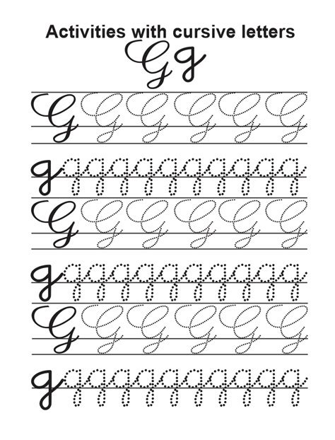 Cursive G - Psfont tk