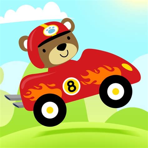 Baby Games: Race Car by Free games for kids toddlers girls boys Baby game 1 2 3 4 5 year olds ...