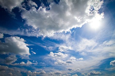 Blue Sky Summer, sky, summer, clouds, nature, HD wallpaper | Peakpx