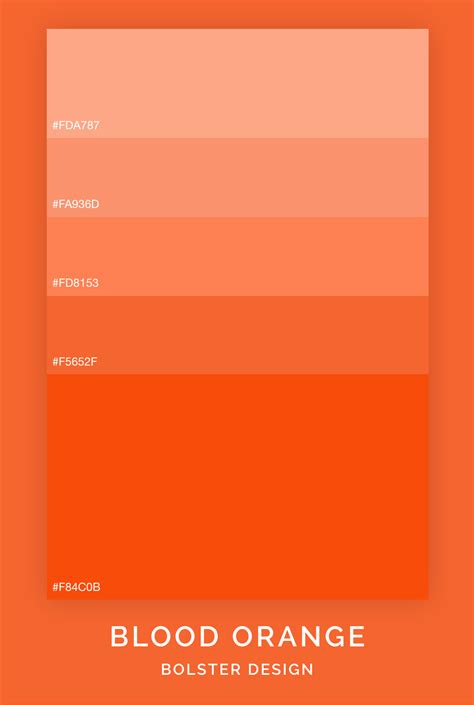 Blood Orange Color Palette