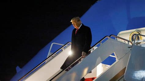 A plane carrying Donald Trump was forced to make an emergency landing last Saturday