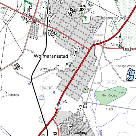 2725BB WOLMARANSSTAD map by Chief Directorate: National Geo-spatial Information - Avenza Maps ...