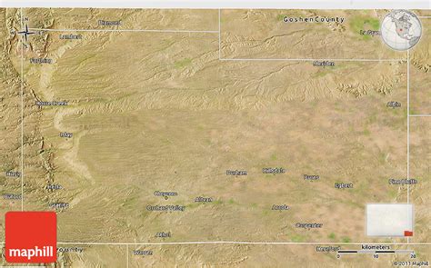 Satellite 3D Map of Laramie County