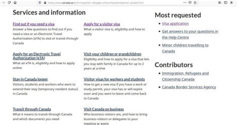 Canada Visa - Complete Guide To Canada Visitor Visa Application And Requirements - Visa Reservation