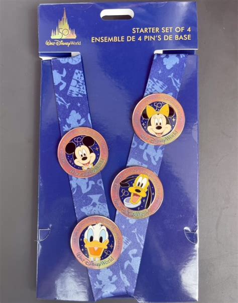 Walt Disney World 50th Anniversary Pin Trading Starter Set - Disney ...