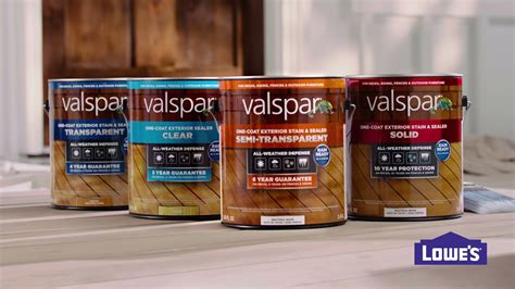 Valspar Exterior Stains - YouTube