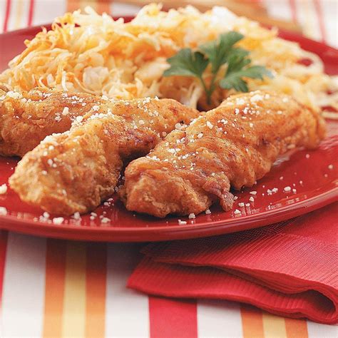 Southern Fried Chicken Strips Recipe | Taste of Home