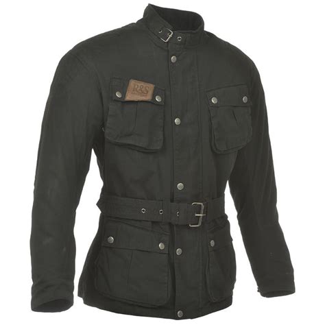 Blouson moto vintage Ride And Sons Arrow textile noir