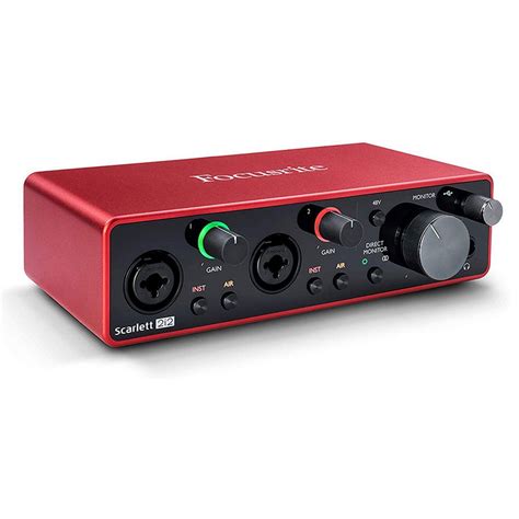 Focusrite Scarlett 2i2 3rd Gen USB Audio Interface - JB Music