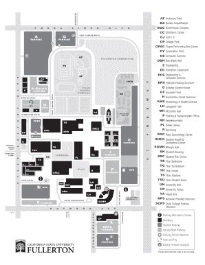 Csu Fullerton Campus Map