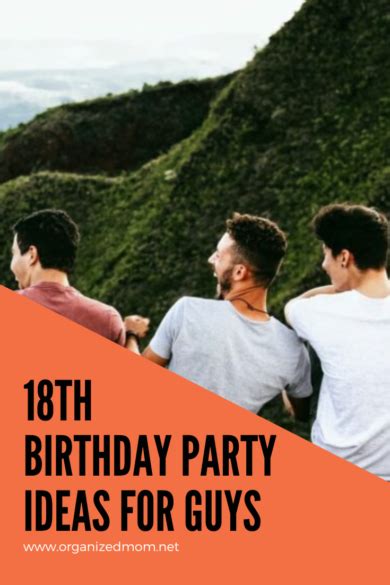 18th Birthday Party Ideas for Guys – The Organized Mom