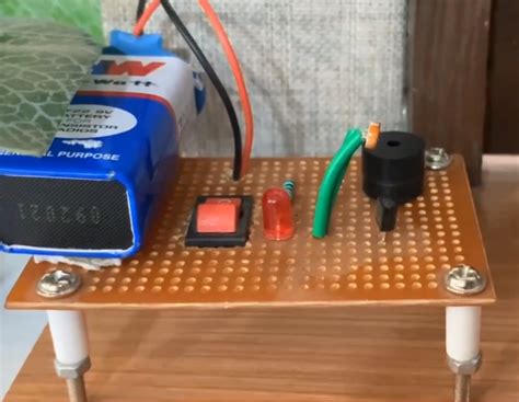 Laser security alarm using NPN Transistor BC547 Mini Project | One Stop ...