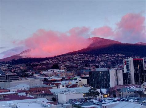 Sunrise On Mt Wellington Free Stock Photo - Public Domain Pictures