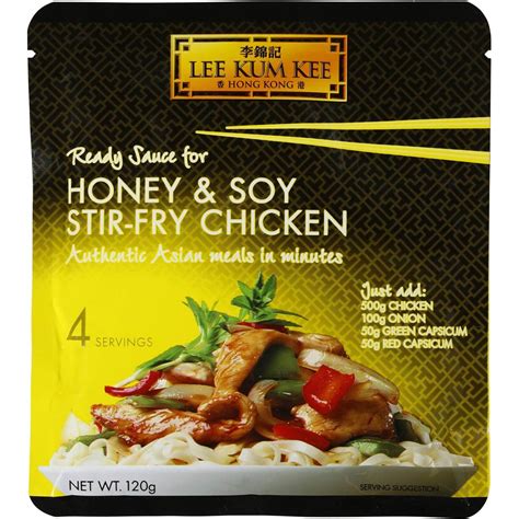 Lee Kum Kee Ready Sauce Honey & Soy Stir-Fry Chicken 120g from Buy Asian Food 4U