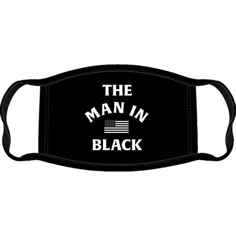 Johnny Cash Face Mask: Man In Black . Wholesale Only & Official Licensed