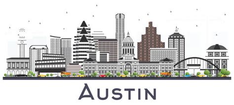 250+ Austin Skyline Stock Illustrations, Royalty-Free Vector Graphics ...