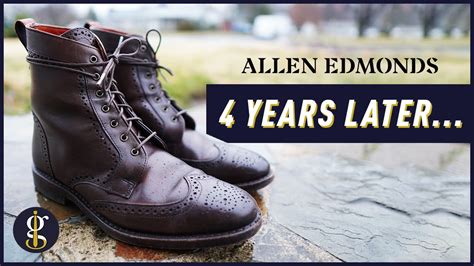 ALLEN EDMONDS DALTON Boot Review, Styling & Similar Boots (4 Years Later) - YouTube