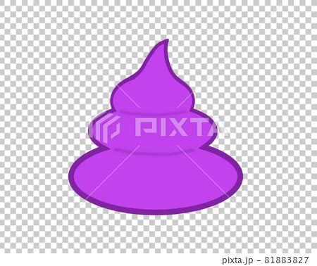 Purple poop - Stock Illustration [81883827] - PIXTA