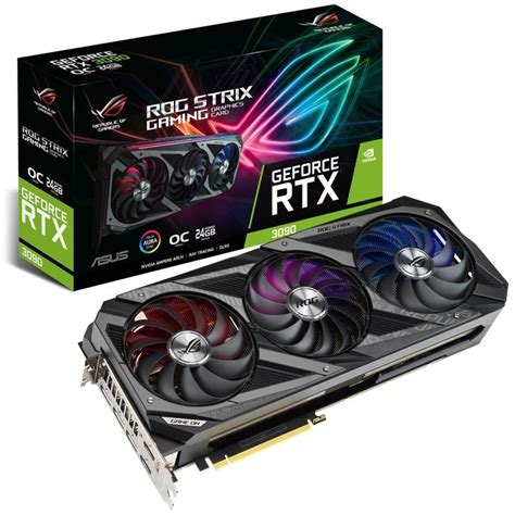 ASUS ROG STRIX RTX 3090 O24G GAMING GDDR6X-Graphics Card | ROG-STRIX ...