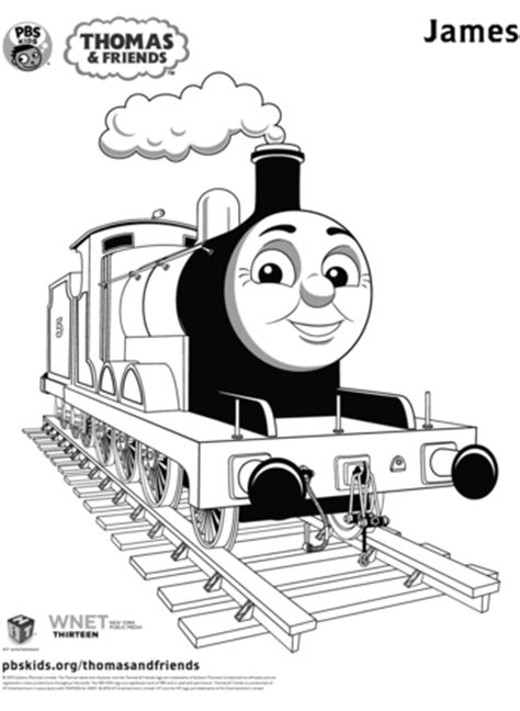 James from Thomas & Friends coloring page | Free Printable Coloring Pages