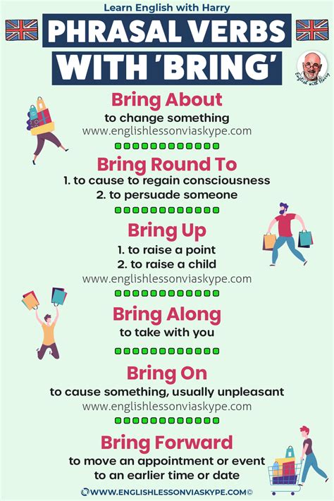 13 Phrasal Verbs with BRING - Learn English with Harry 👴