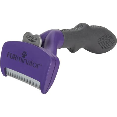 FURMINATOR Long Hair Cat Deshedding Tool, Purple, Medium - Chewy.com