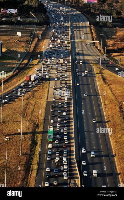 Peak hour traffic johannesburg hi-res stock photography and images - Alamy