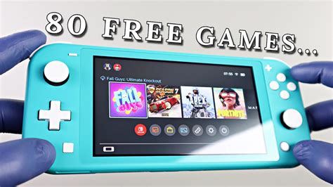 80 Free Games on Nintendo Switch Lite - YouTube