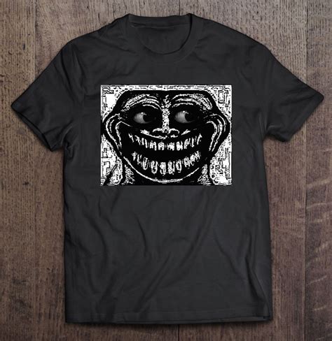 Creepy Troll Face Meme Scary Troll Face Meme T-Shirt | TeeHerivar