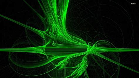 Abstract Neon Green Wallpaper