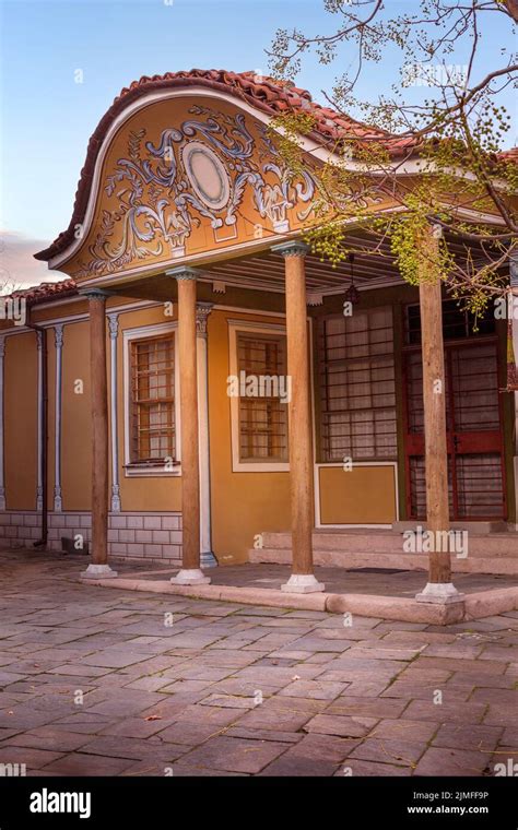 Plovdiv, Bulgaria medieval houses, Old Town Stock Photo - Alamy