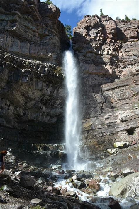 I took this photo during our hike at Cascade Falls State Park in Ouray ...