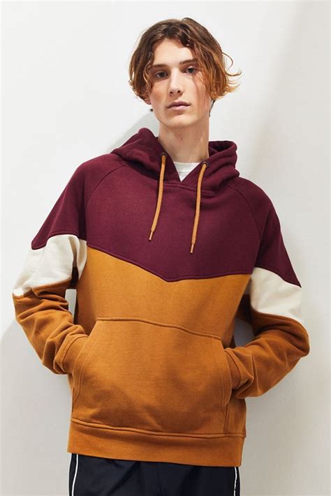 Slide View: 1: UO Colorblocked Hoodie Sweatshirt | Sweatshirts hoodie, Hoodies, Sweatshirts