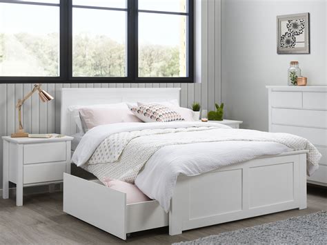 White double bedroom suite with storage | Cheap bedroom furniture sets ...