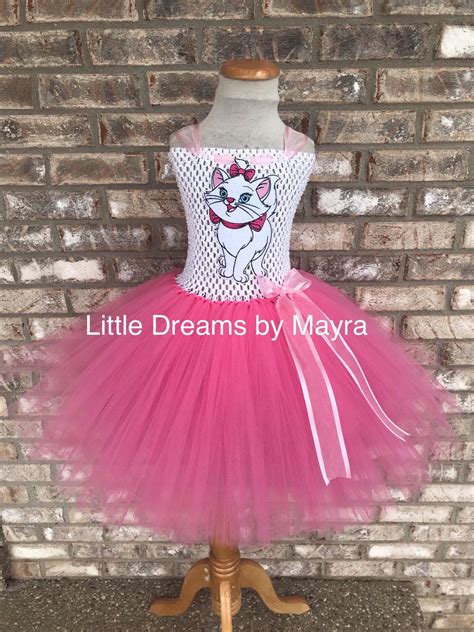 Marie inspired tutu dress, Marie Cat inspired costume, Aristocats Marie Cat outfit inspired size ...